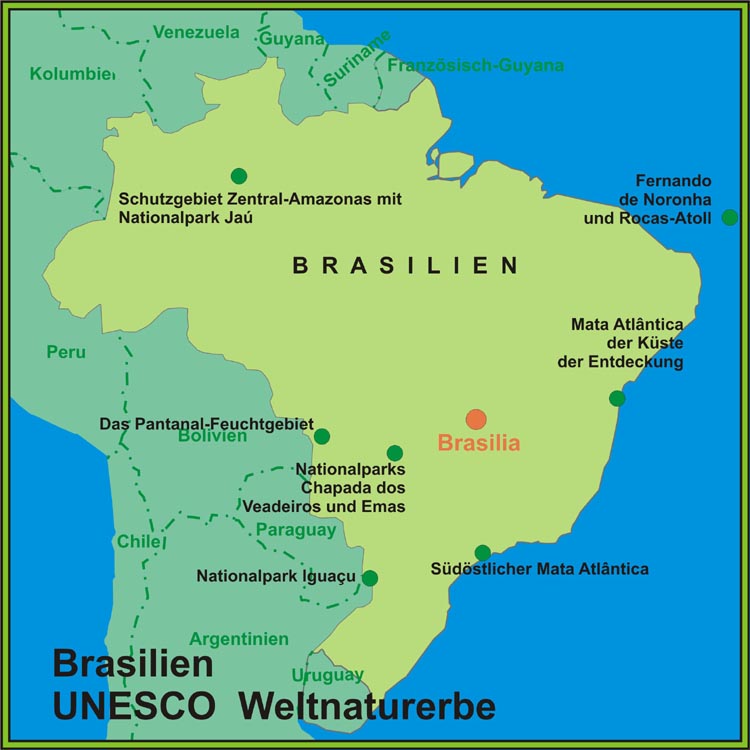 UNESCO-Weltnaturerbe in Brasilien